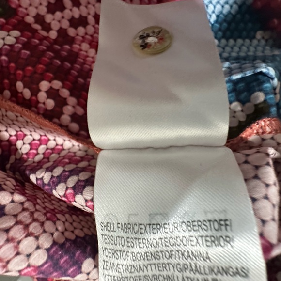 New FARM RIO Beaded Forest Pink Long Sleeve Mini Dress Size Large - Picture 12 of 12